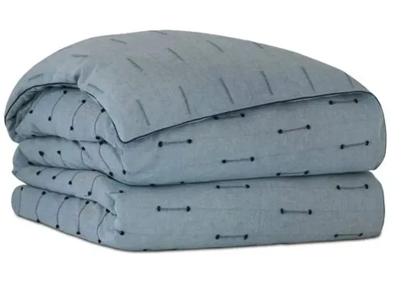 Lodi Fil Coupe Duvet Cover - Blue