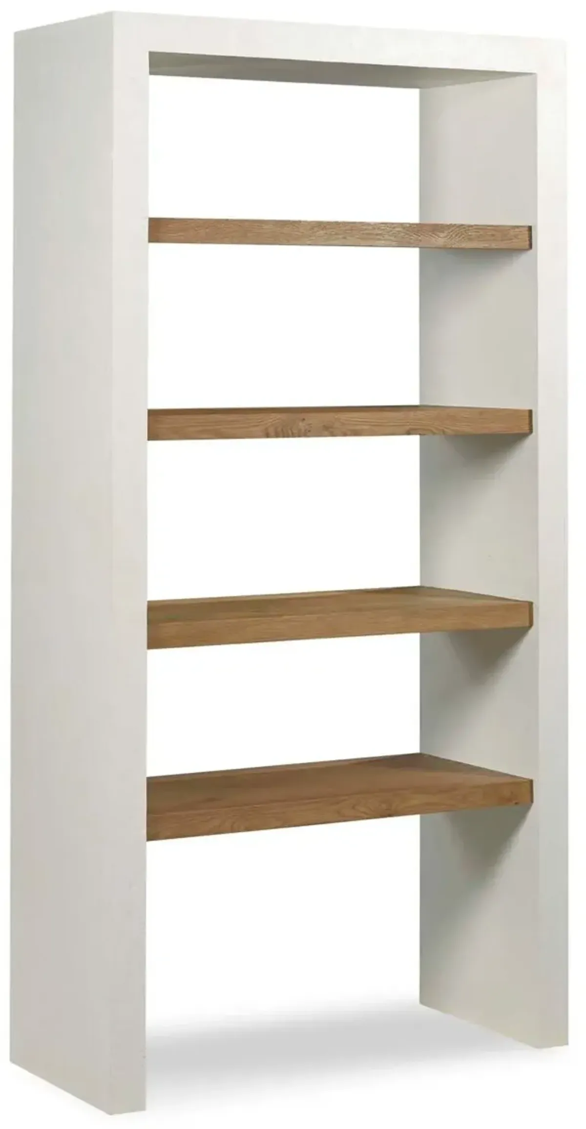 Sculptor Bookcase, Breadboard/ White Gesso