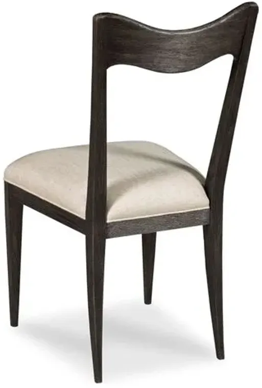 Silhouette Side Chair - Worn Black - Lauren Liess