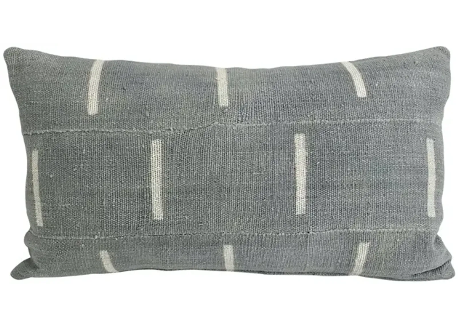 Mali Gray Mudcloth Lumbar Pillow - Ballyhoo