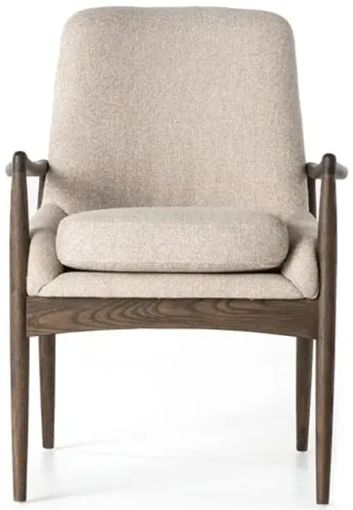 Lauren Dining Arm Chair - Warm Nettlewood - Beige