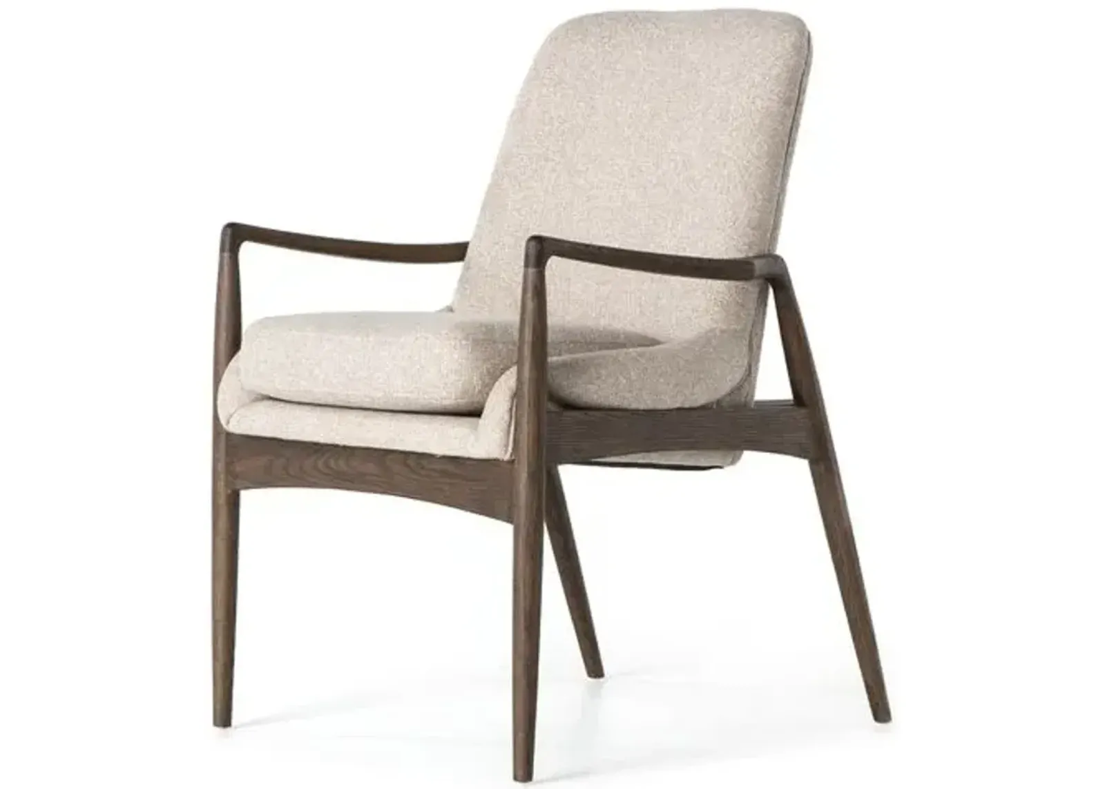 Lauren Dining Arm Chair - Warm Nettlewood - Beige