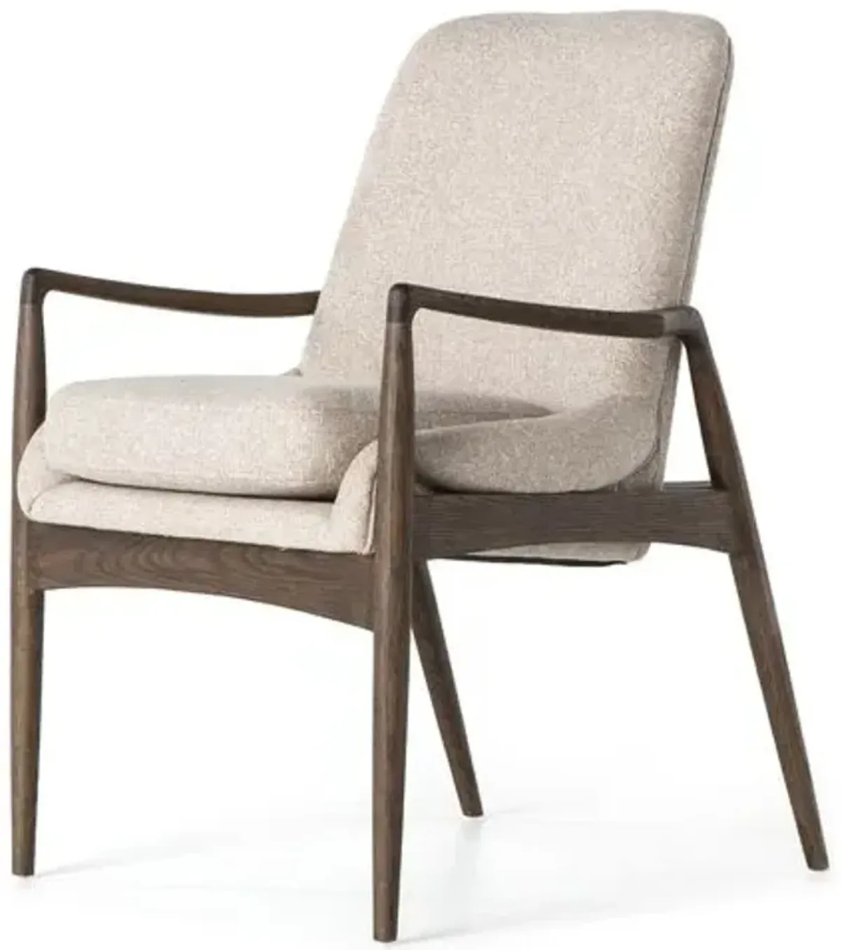 Lauren Dining Arm Chair - Warm Nettlewood - Beige