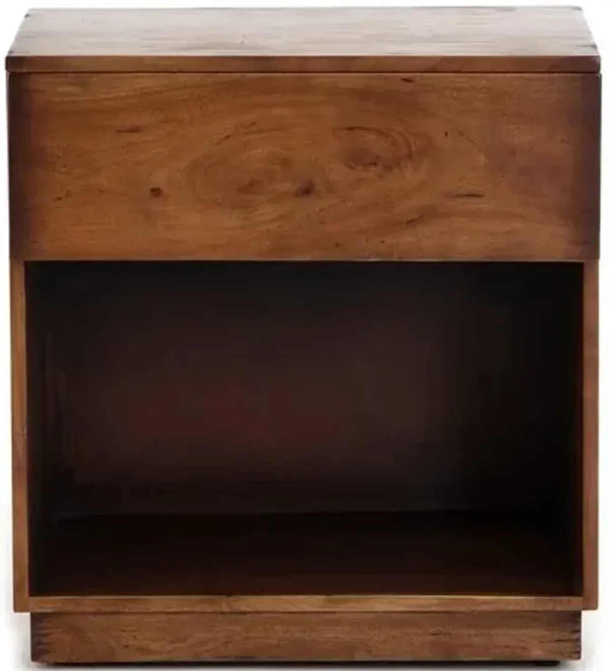 Lindsey Nightstand - Burnt Fruitwood