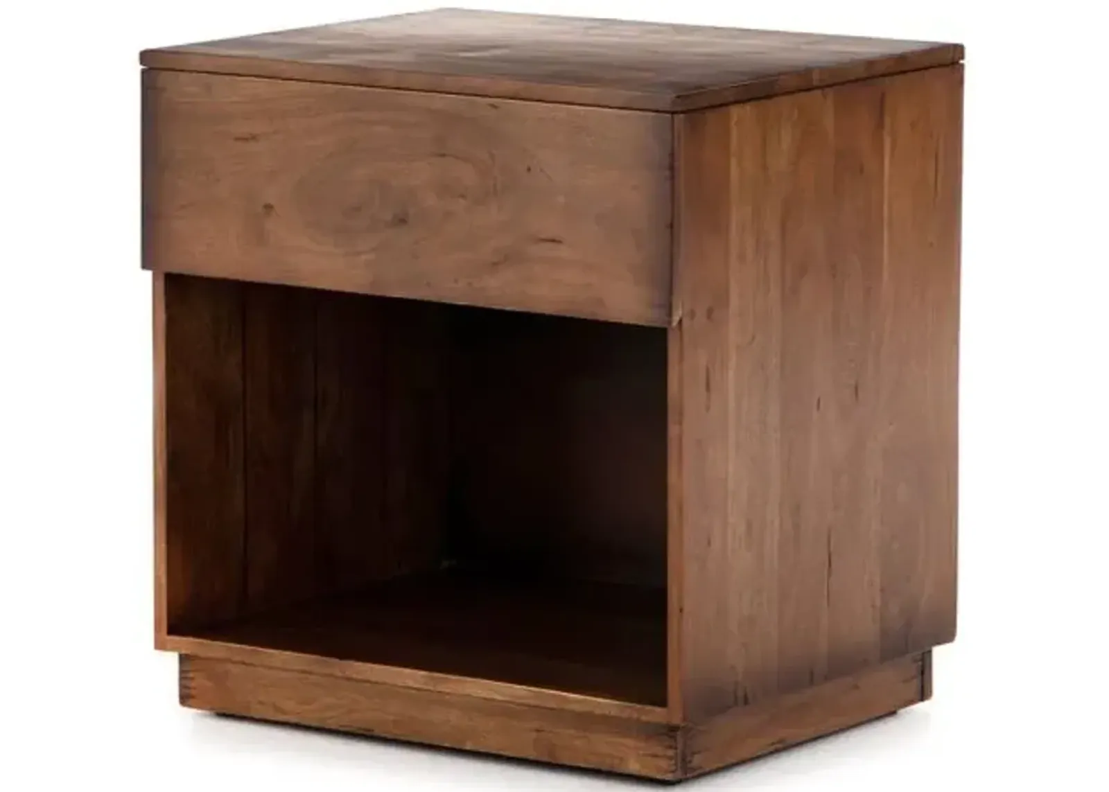 Lindsey Nightstand - Burnt Fruitwood