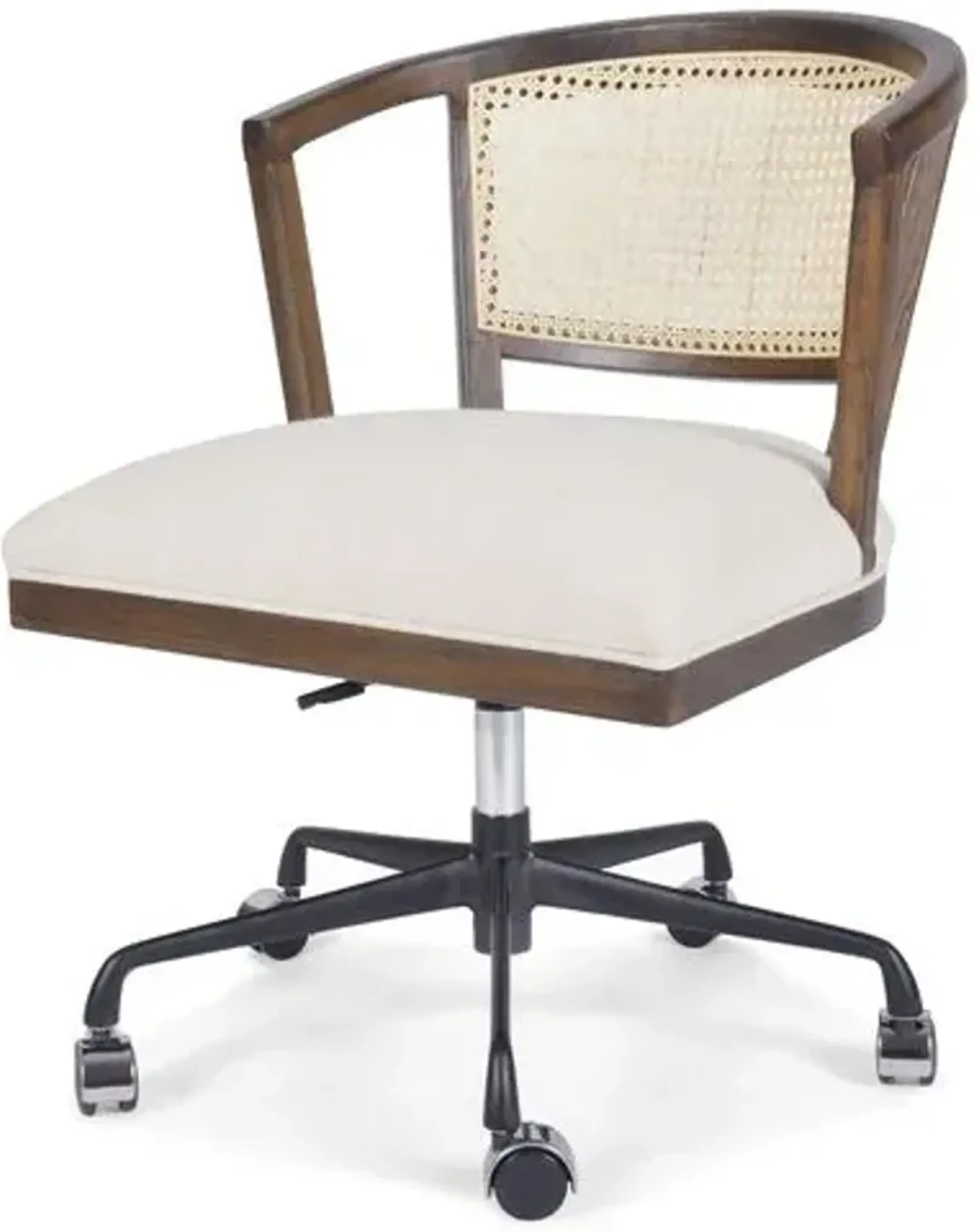 Aimee Cane Desk Chair - Vintage Sienna - Beige