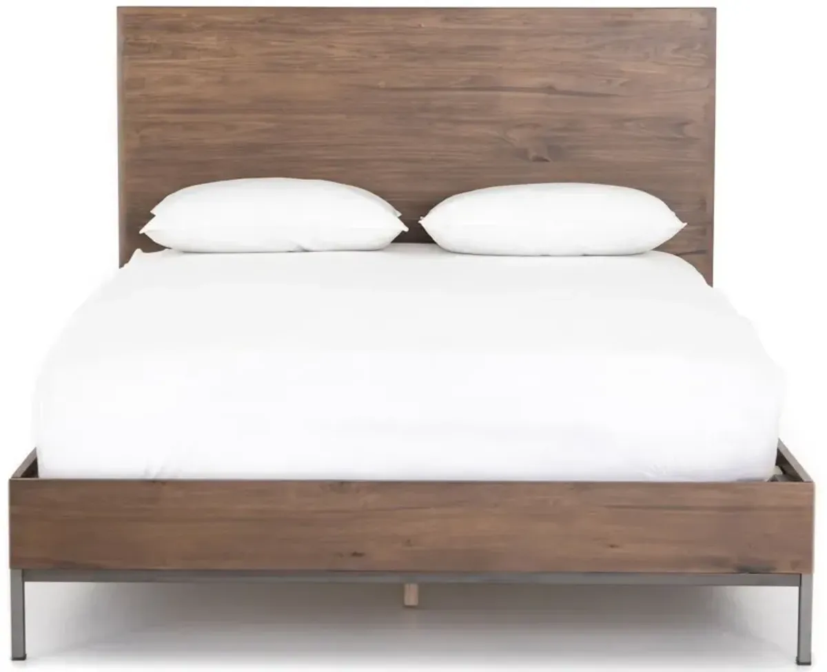 Justina Bed, Auburn Poplar