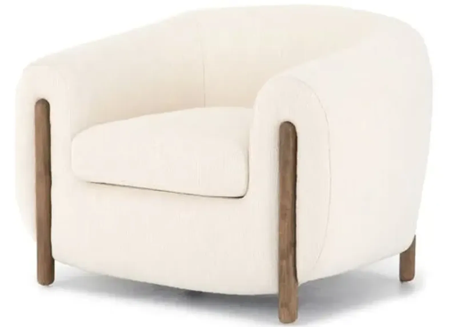 Renee Performance Accent Chair - Ivory, Comfortable, Durable, Cushioned