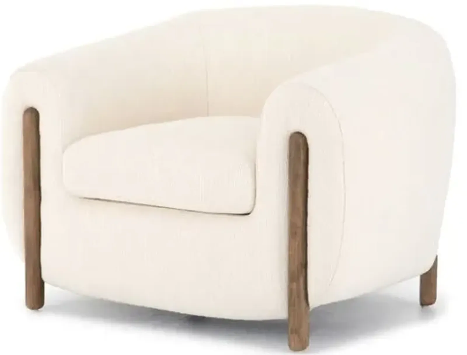 Renee Performance Accent Chair - Ivory, Comfortable, Durable, Cushioned