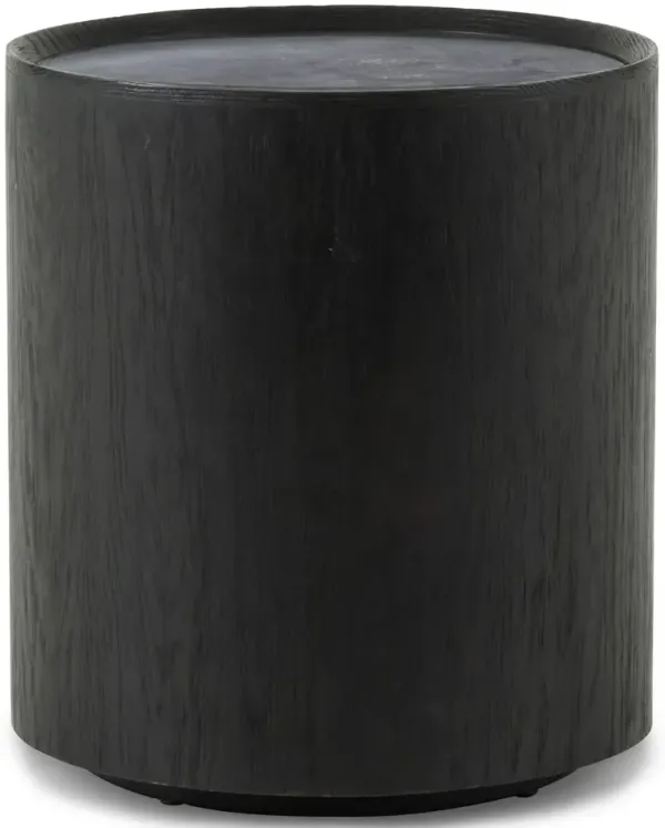 Belle Oak End Table, Ebony