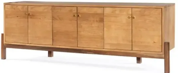 Jocelyn Media Console - Smoked Honey - Brown