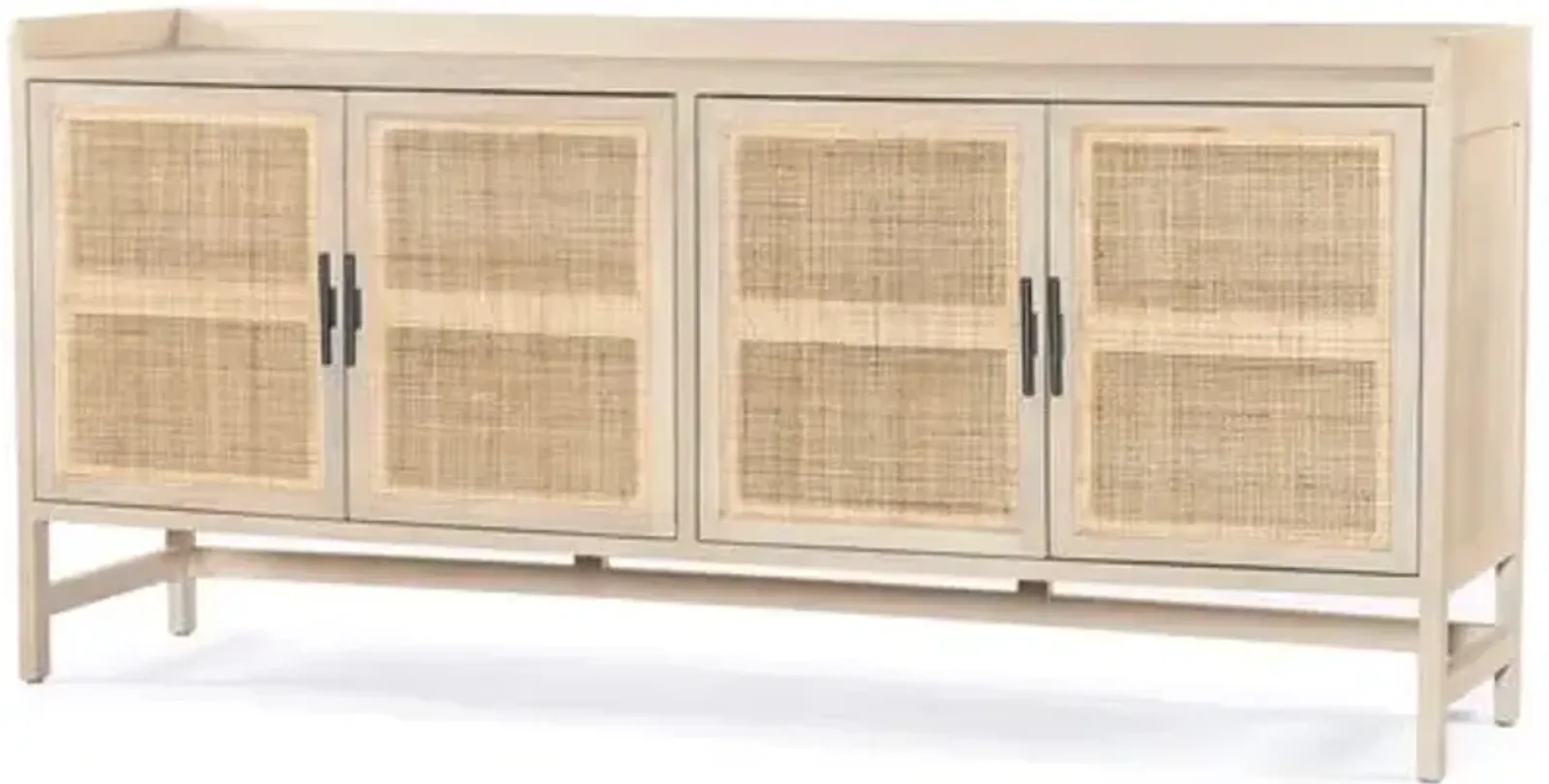 Aimee Cane Sideboard - Beige