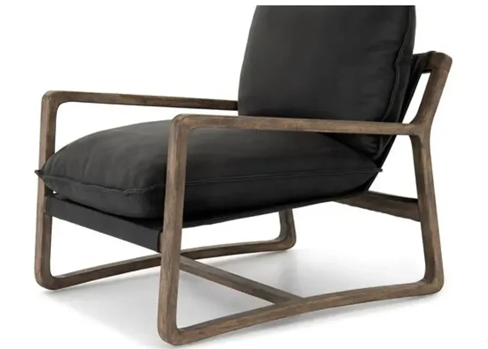 Stan Chair - Lamont Natural/Umber Black