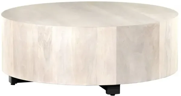 Bryn Round Coffee Table, Ashen Walnut