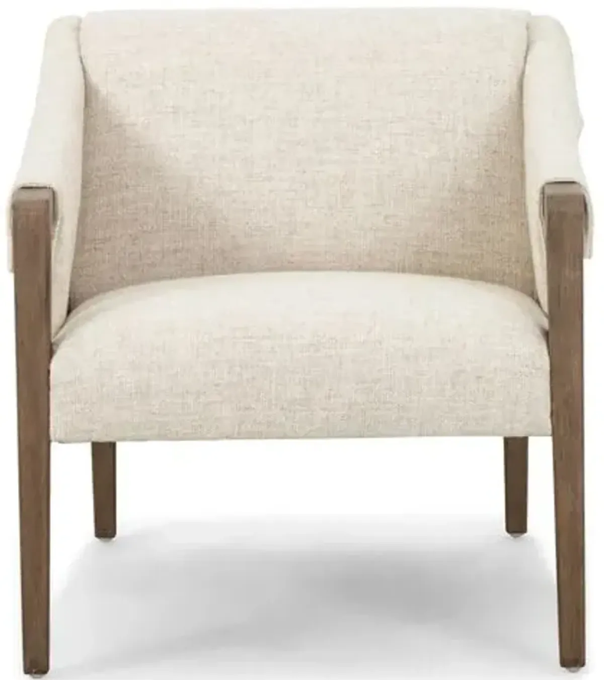 Colby Accent Chair - Distressed Natural - Beige, Comfortable, Durable