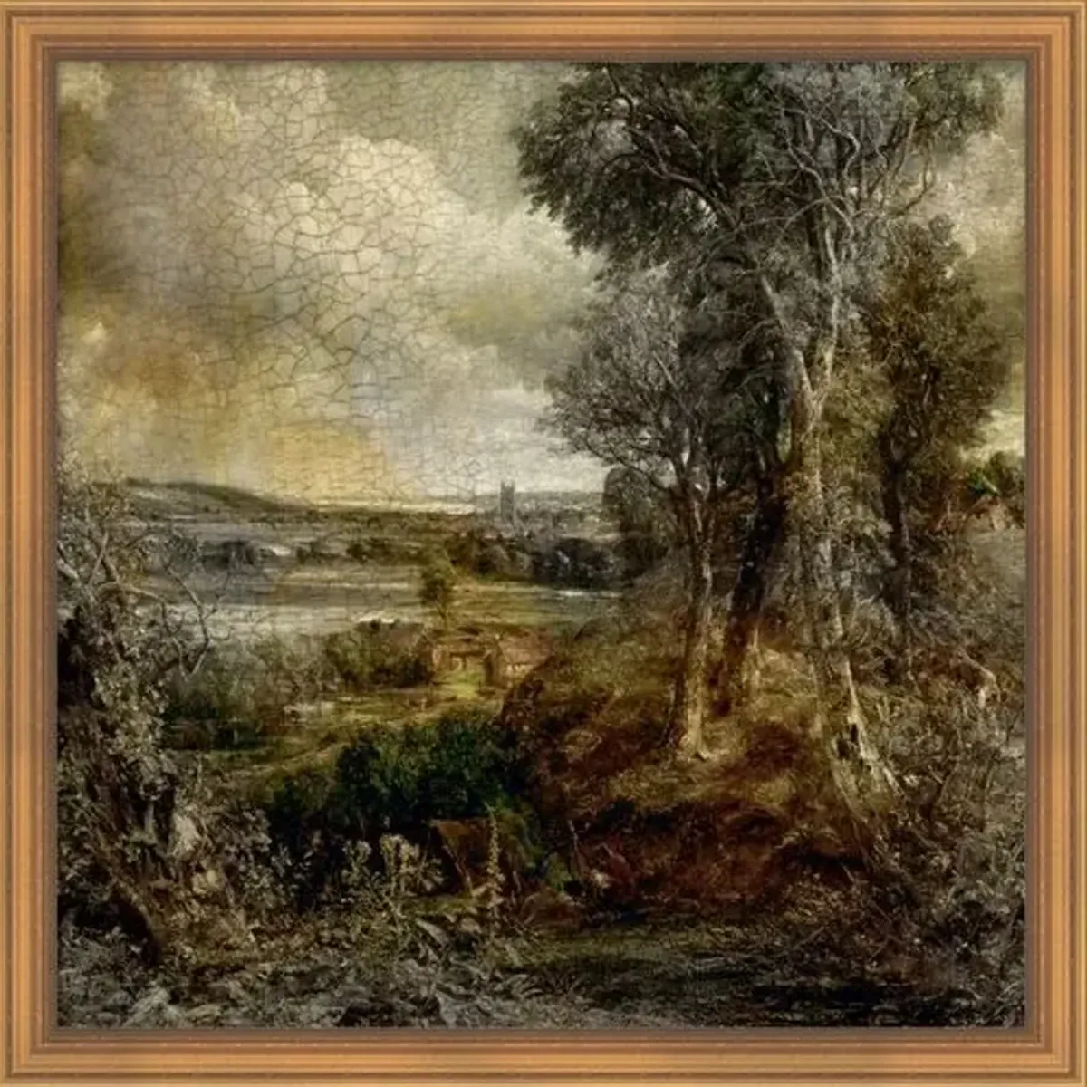 Painting - Lauren Liess - Storybook Landscape - Black