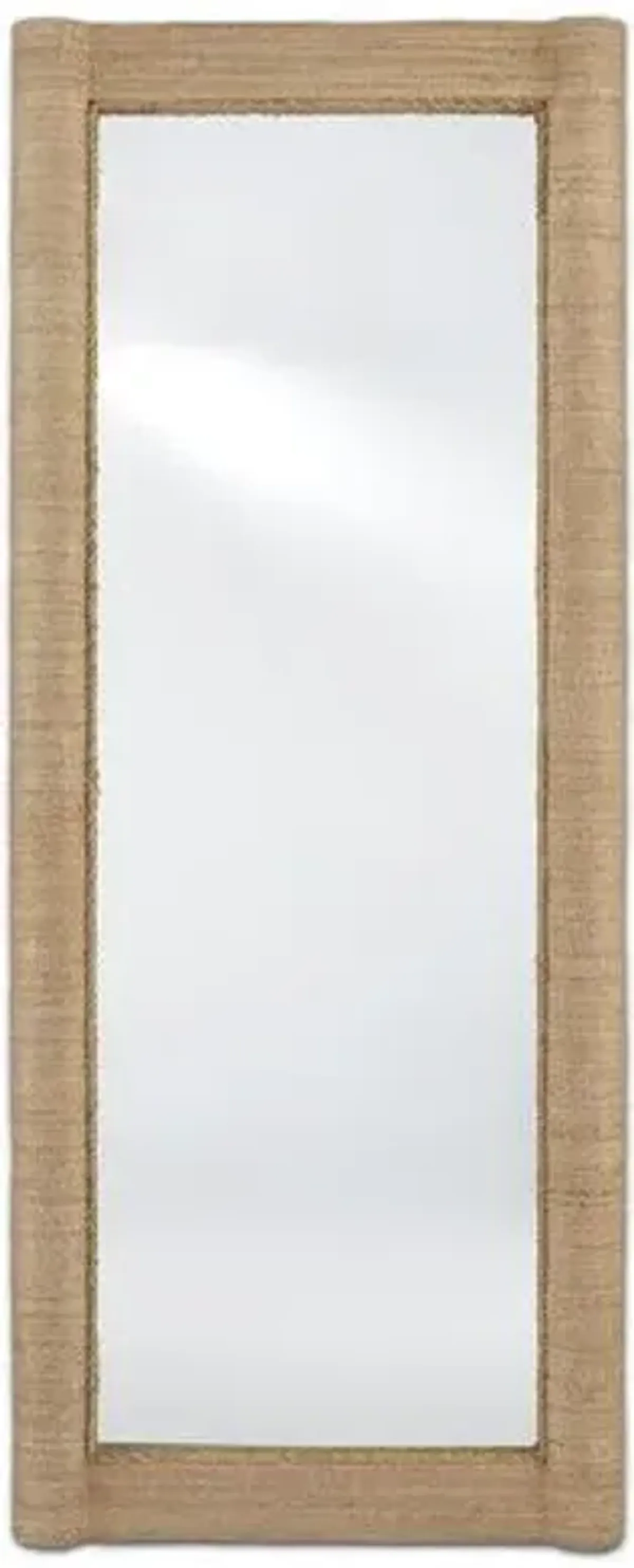 Vilmar Rope Floor Mirror - Natural - Currey & Company