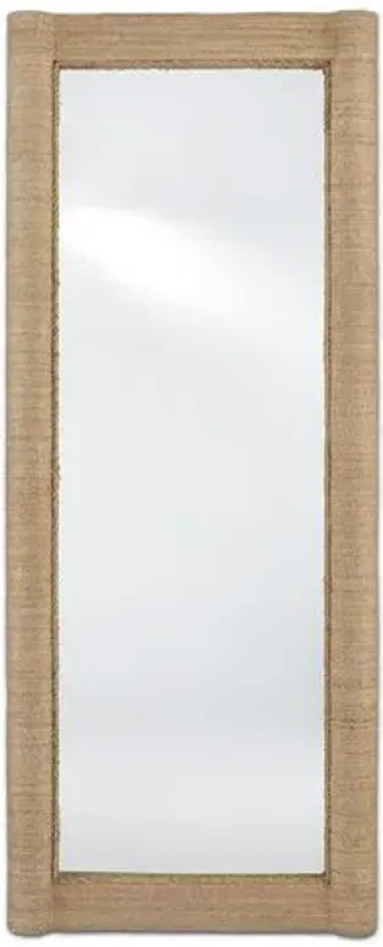 Vilmar Rope Floor Mirror - Natural - Currey & Company