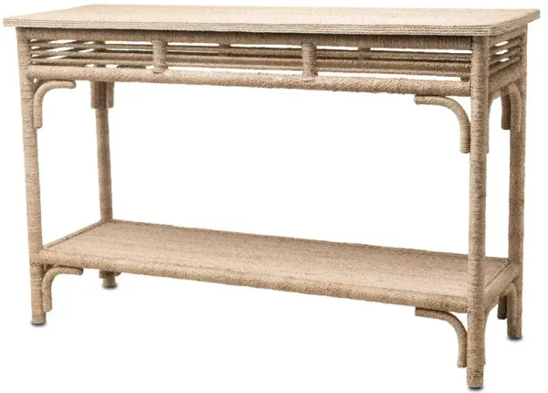 Olisa Rope Console Table, Natural