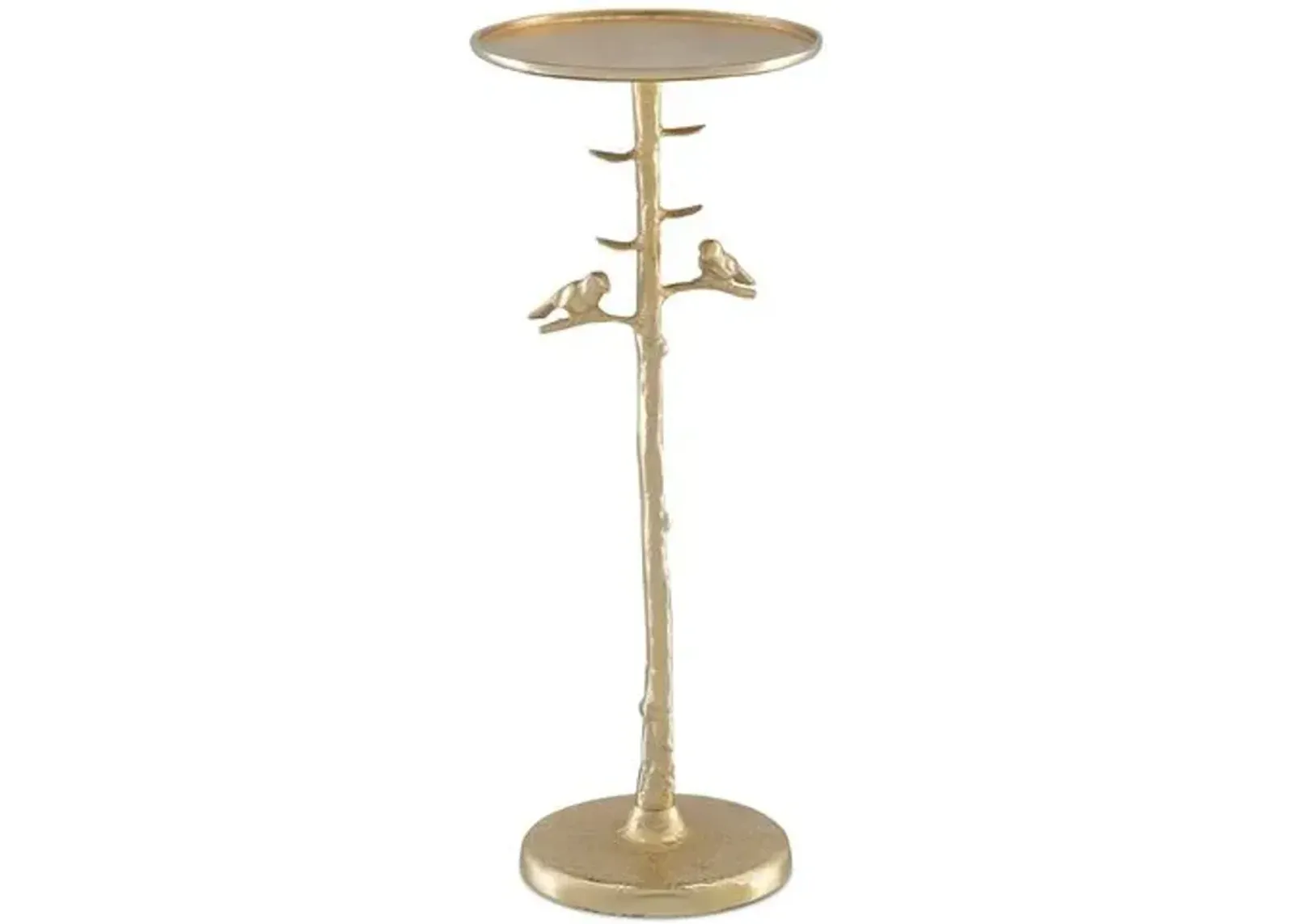 Plaf Bird Drink Table - Gold - Currey & Company