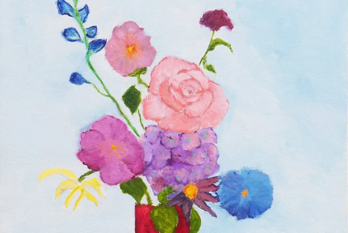 Blue Sky - Spring Bouquet - McNaught Fine Art