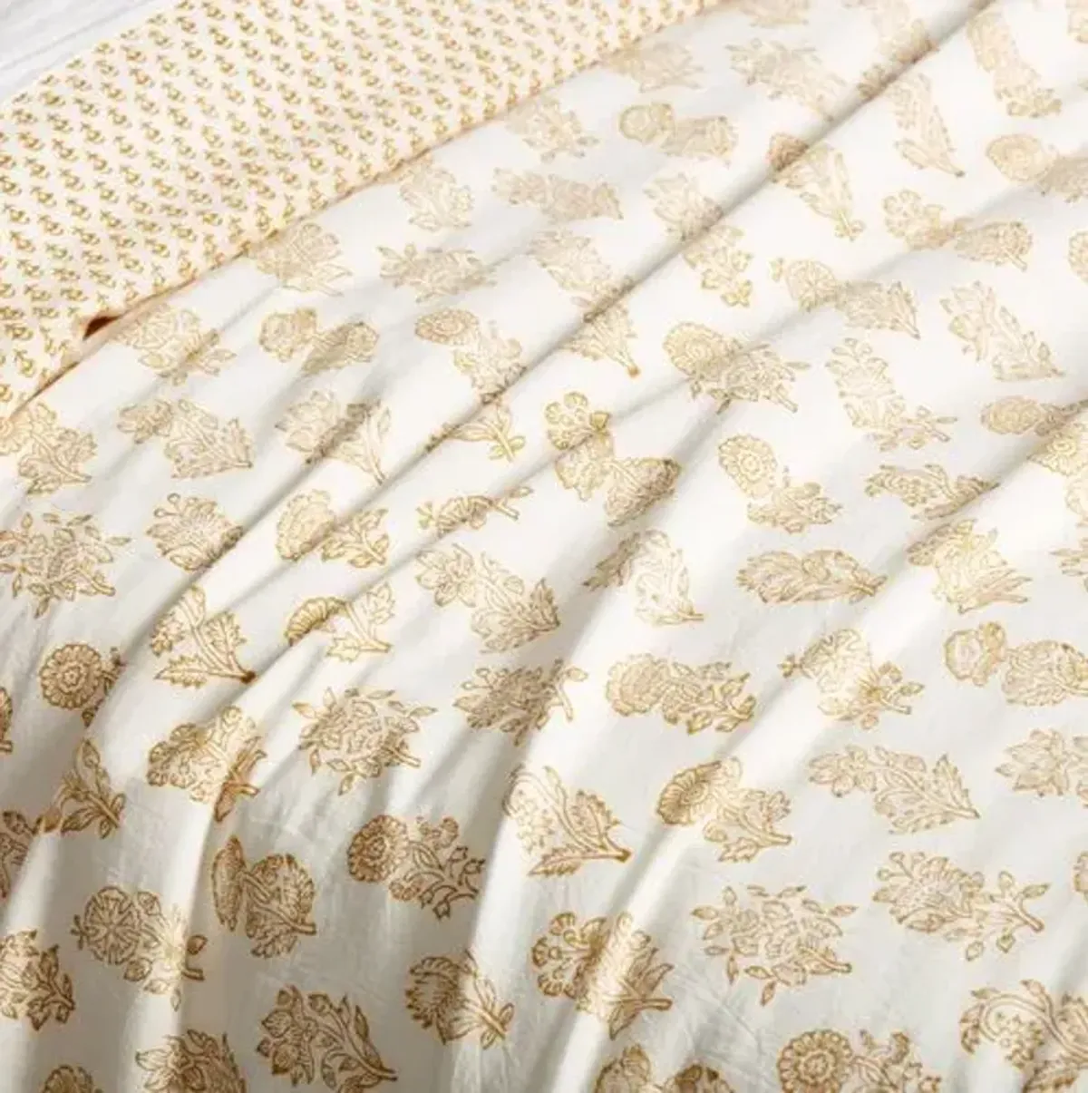 Aster Duvet Cover - Golden - Pyar & Co. - Brown