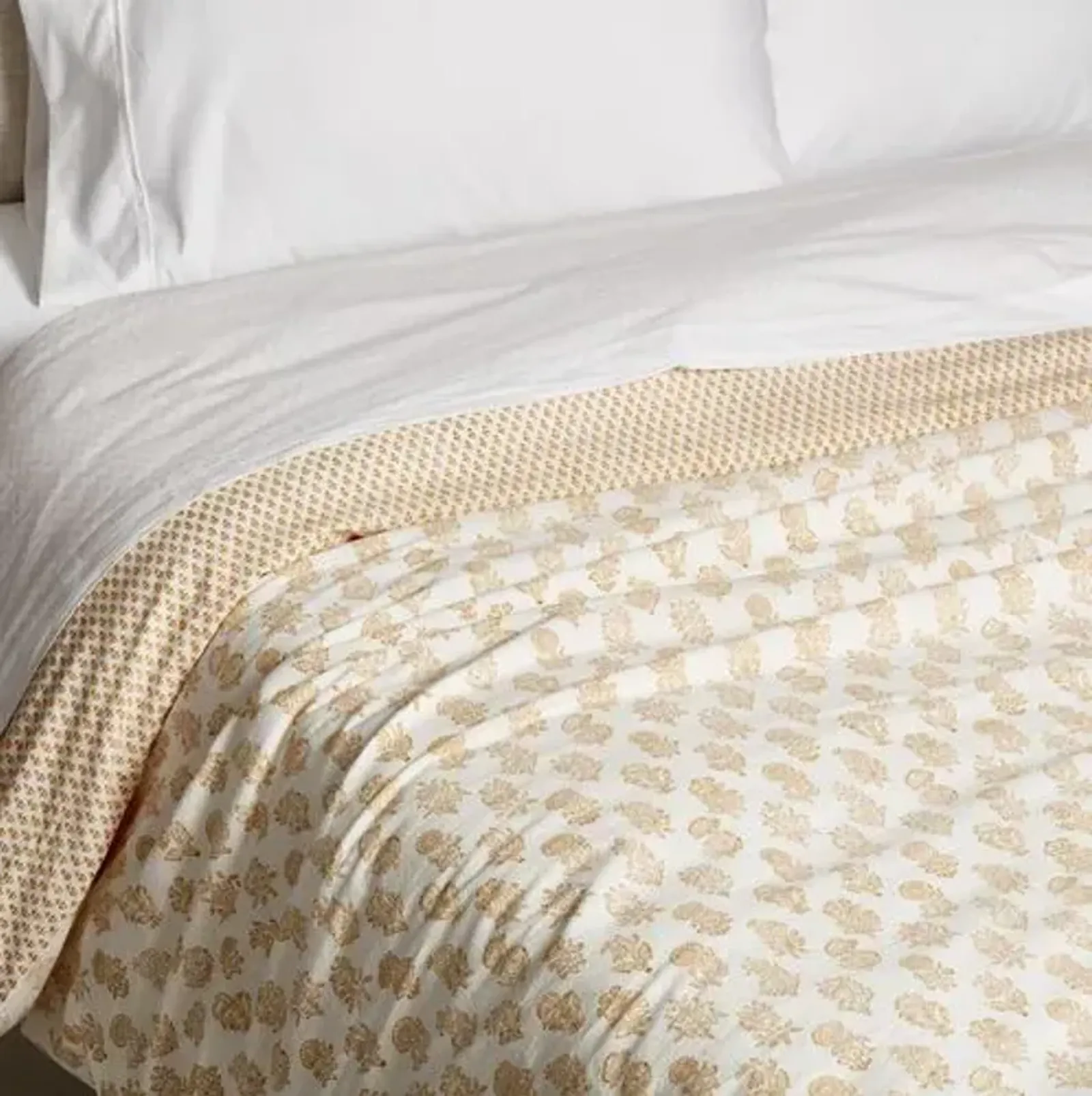 Aster Duvet Cover - Golden - Pyar & Co. - Brown