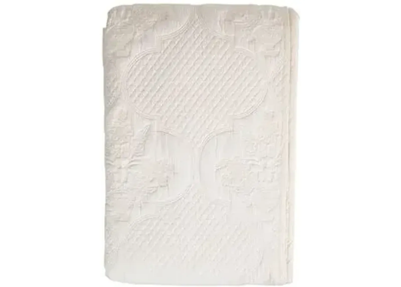 Gulnar Coverlet - Ivory - Pyar & Co.