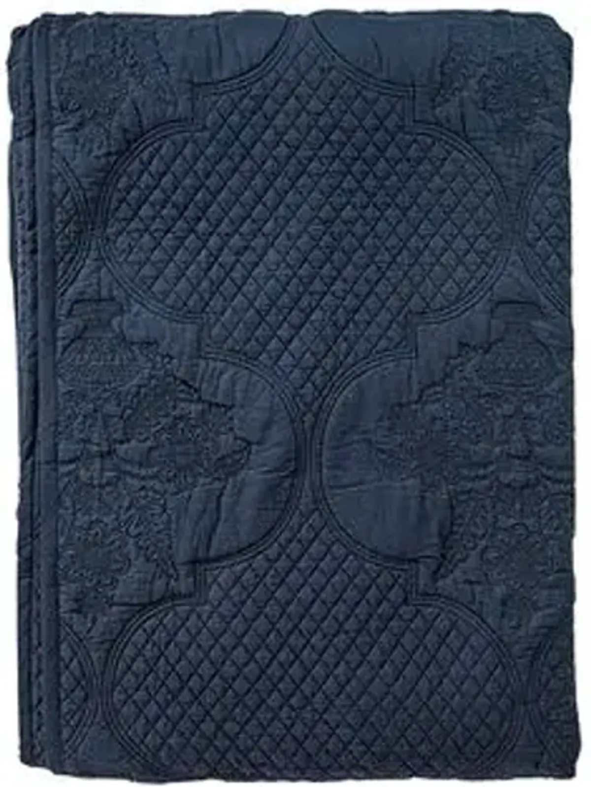 Gulnar Coverlet - Navy - Pyar & Co. - Blue