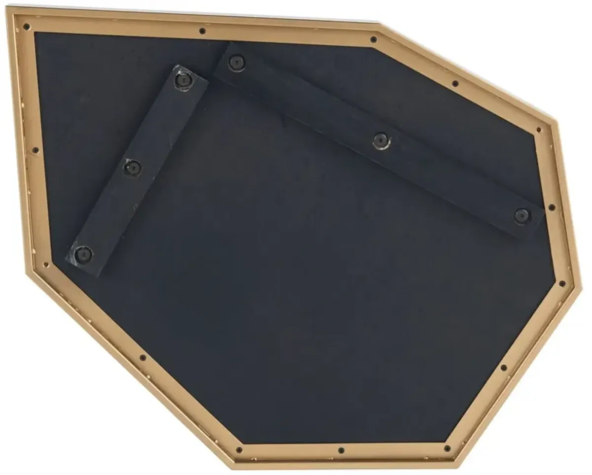 Kawaii Accent Mirror, Soft Gold