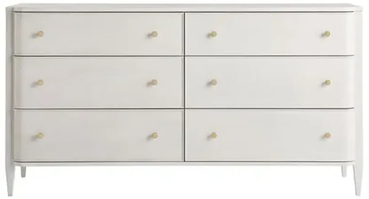 Chelsea 6-Drawer Dresser - Alabaster - Miranda Kerr Home - White