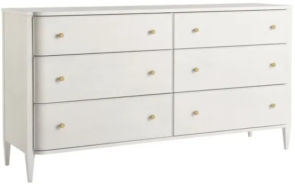 Chelsea 6-Drawer Dresser, Alabaster