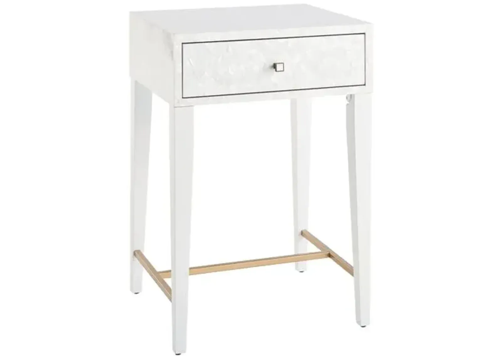 Love Joy Bedside Table - White Lacquer - Miranda Kerr Home