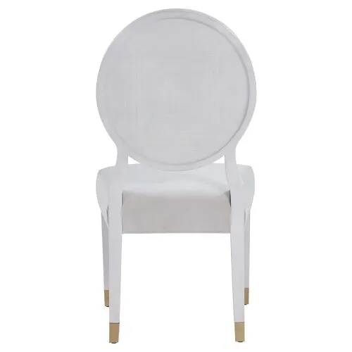 Love Joy Side Chair - White Lacquer - Miranda Kerr Home