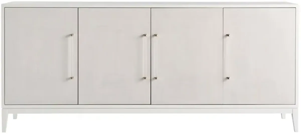 Desert Rose Credenza, White Lacquer