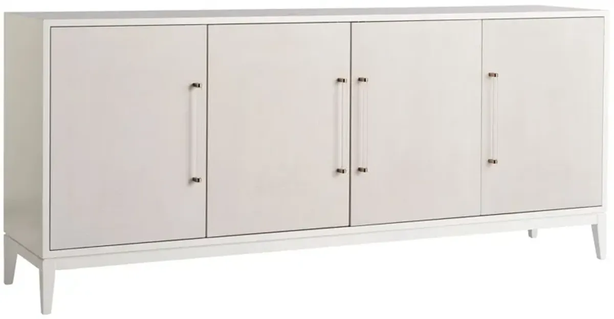 Desert Rose Credenza, White Lacquer