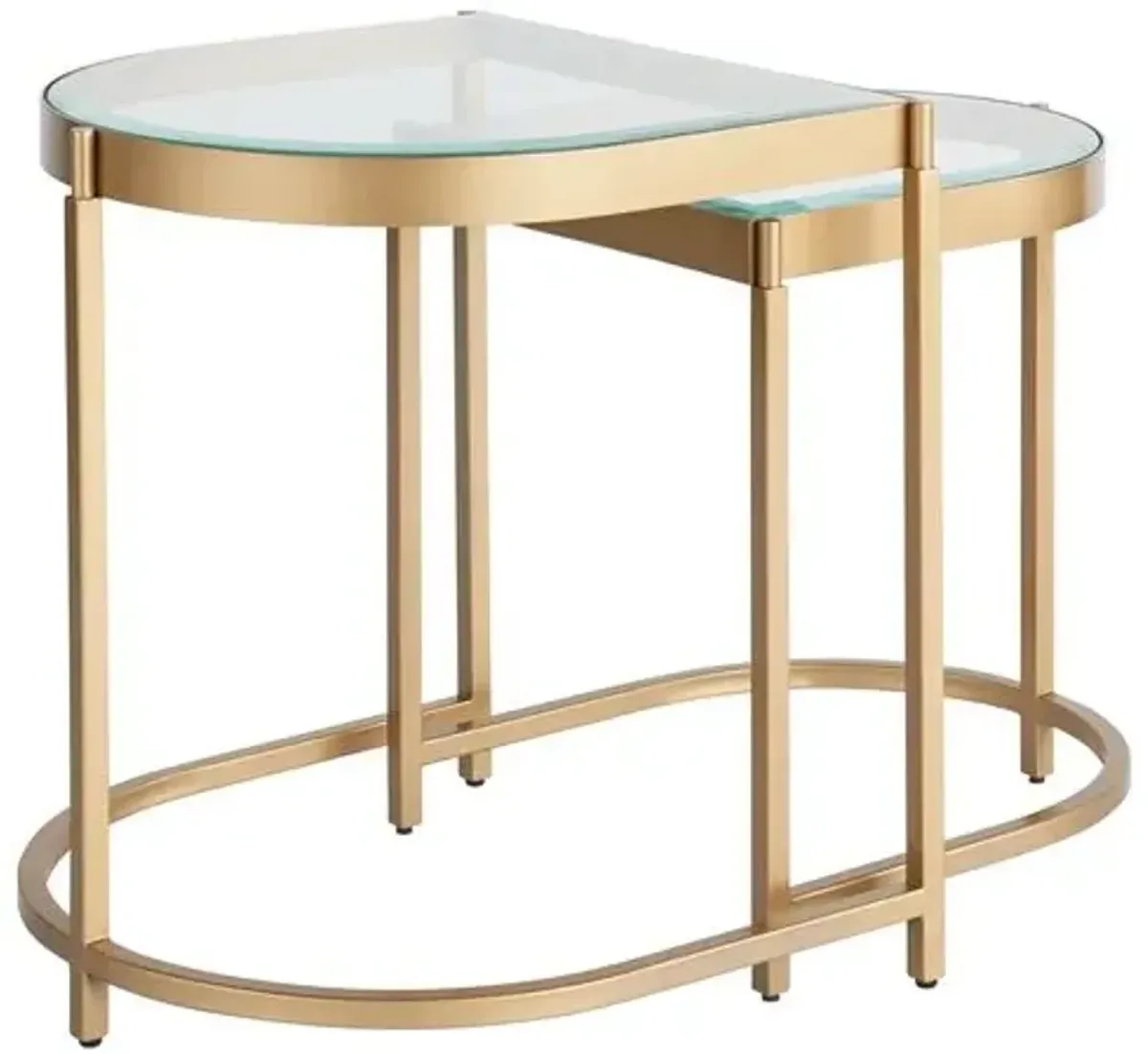 Editorial End Table - Soft Gold Metal - Miranda Kerr Home