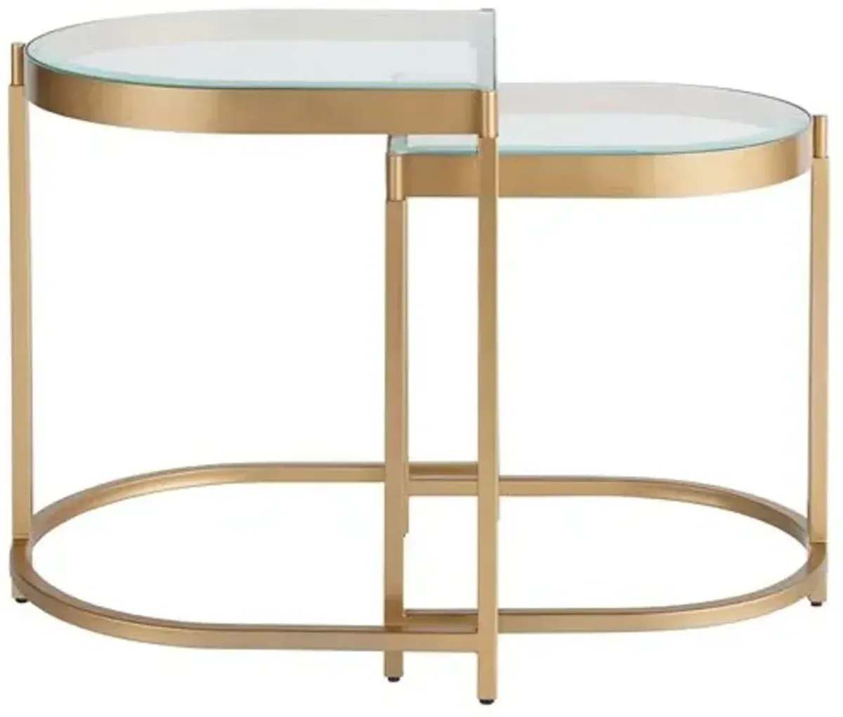 Editorial End Table - Soft Gold Metal - Miranda Kerr Home