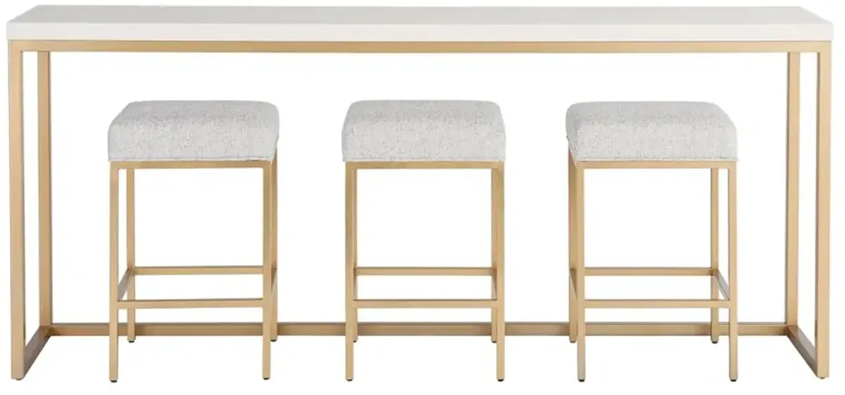 Love Joy Console Table, Alabaster
