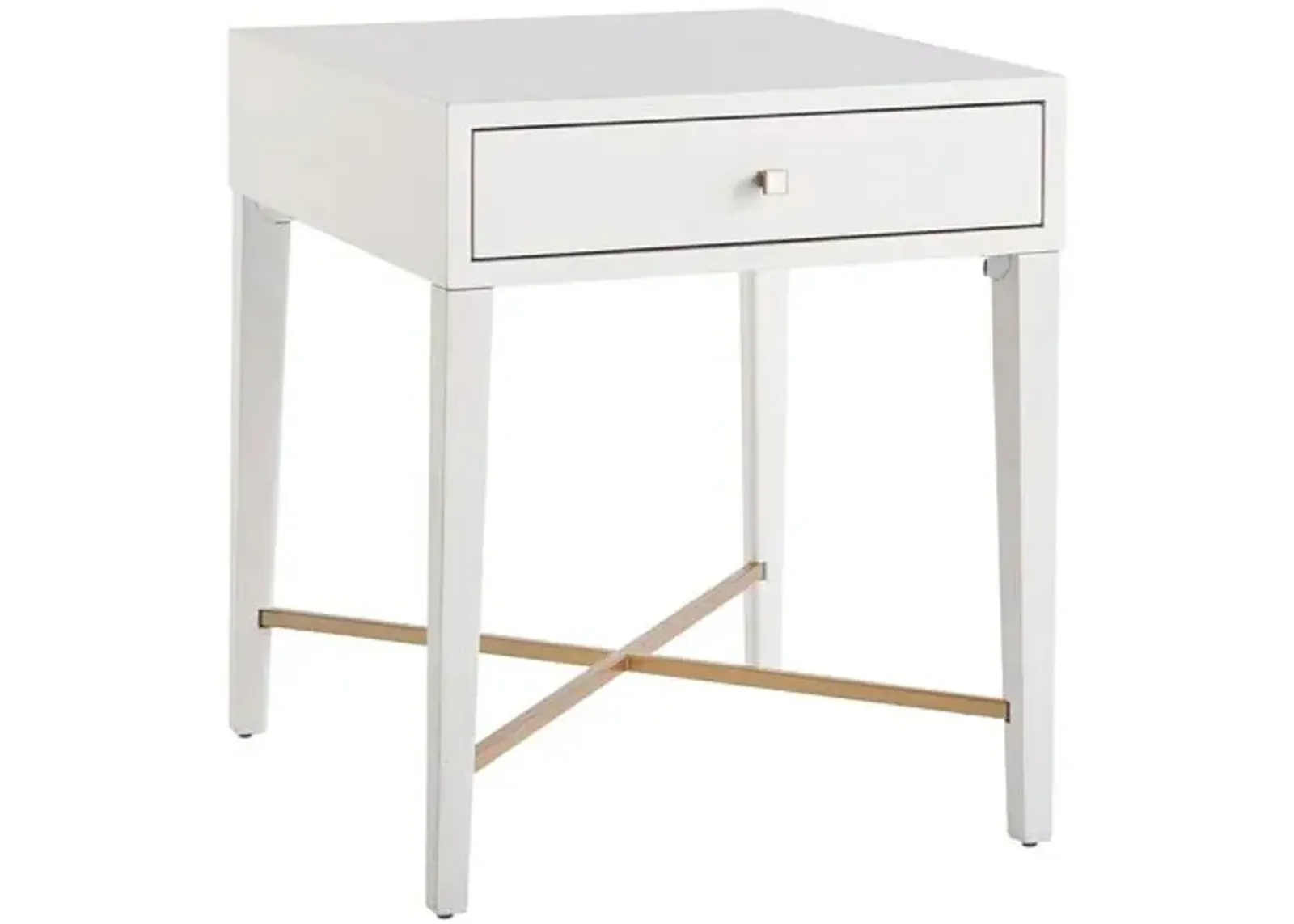 Love Joy End Table - Alabaster - Miranda Kerr Home - White