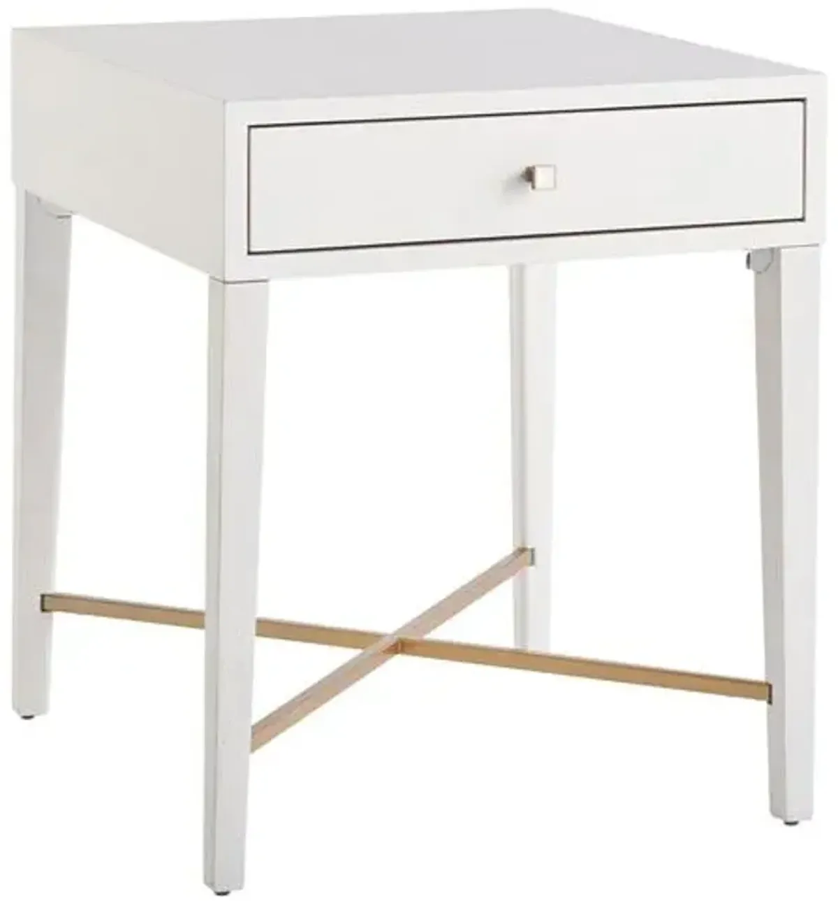 Love Joy End Table - Alabaster - Miranda Kerr Home - White