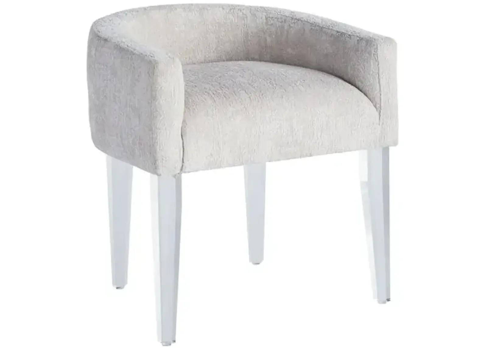 Love Joy Bliss Vanity Chair - Lucite - Miranda Kerr Home - Gray