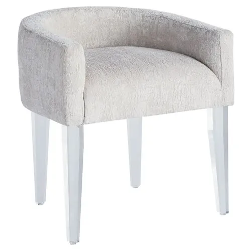 Love Joy Bliss Vanity Chair - Lucite - Miranda Kerr Home - Gray