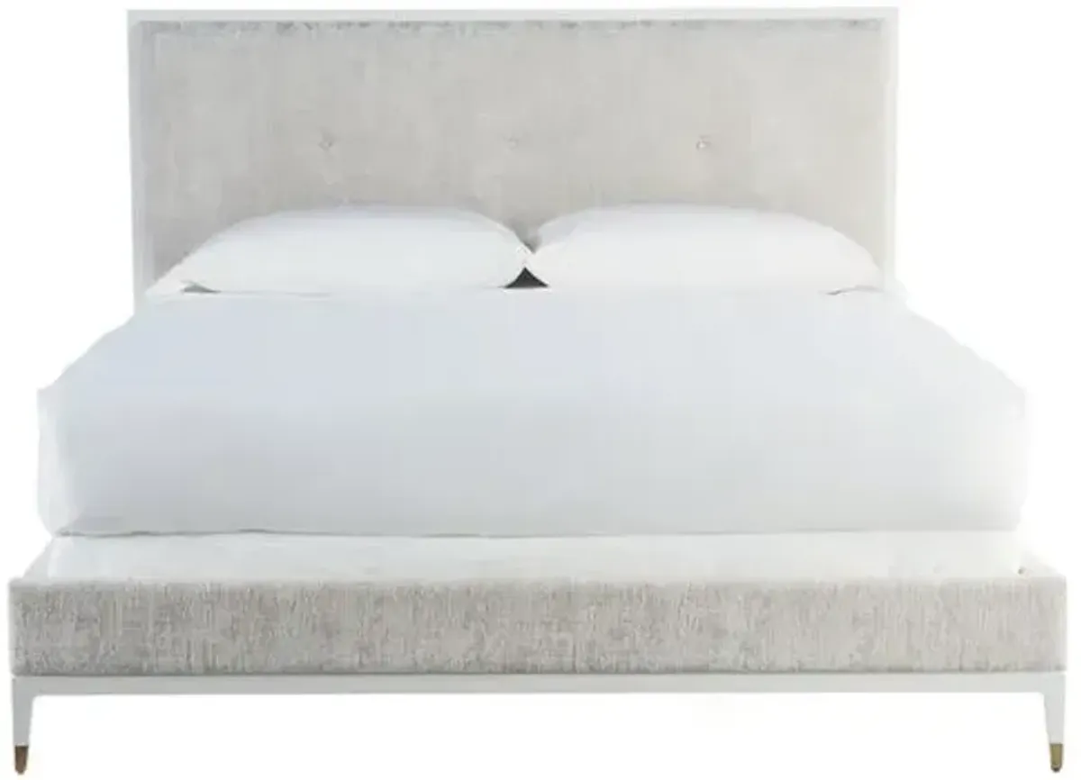 Theodora Bed - White Lacquer - Miranda Kerr Home - Gray