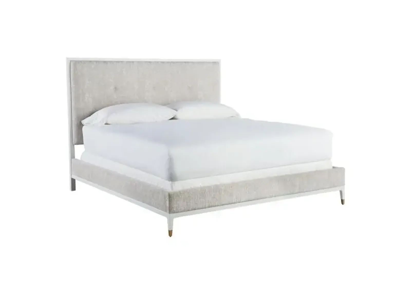 Theodora Bed - White Lacquer - Miranda Kerr Home - Gray