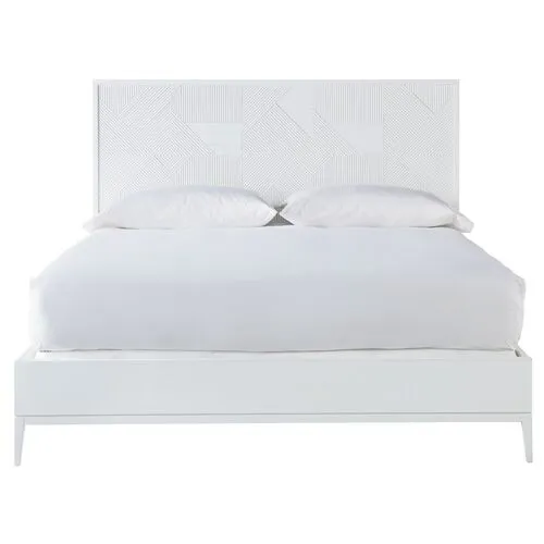 Malibu Bed - White Lacquer - Miranda Kerr Home