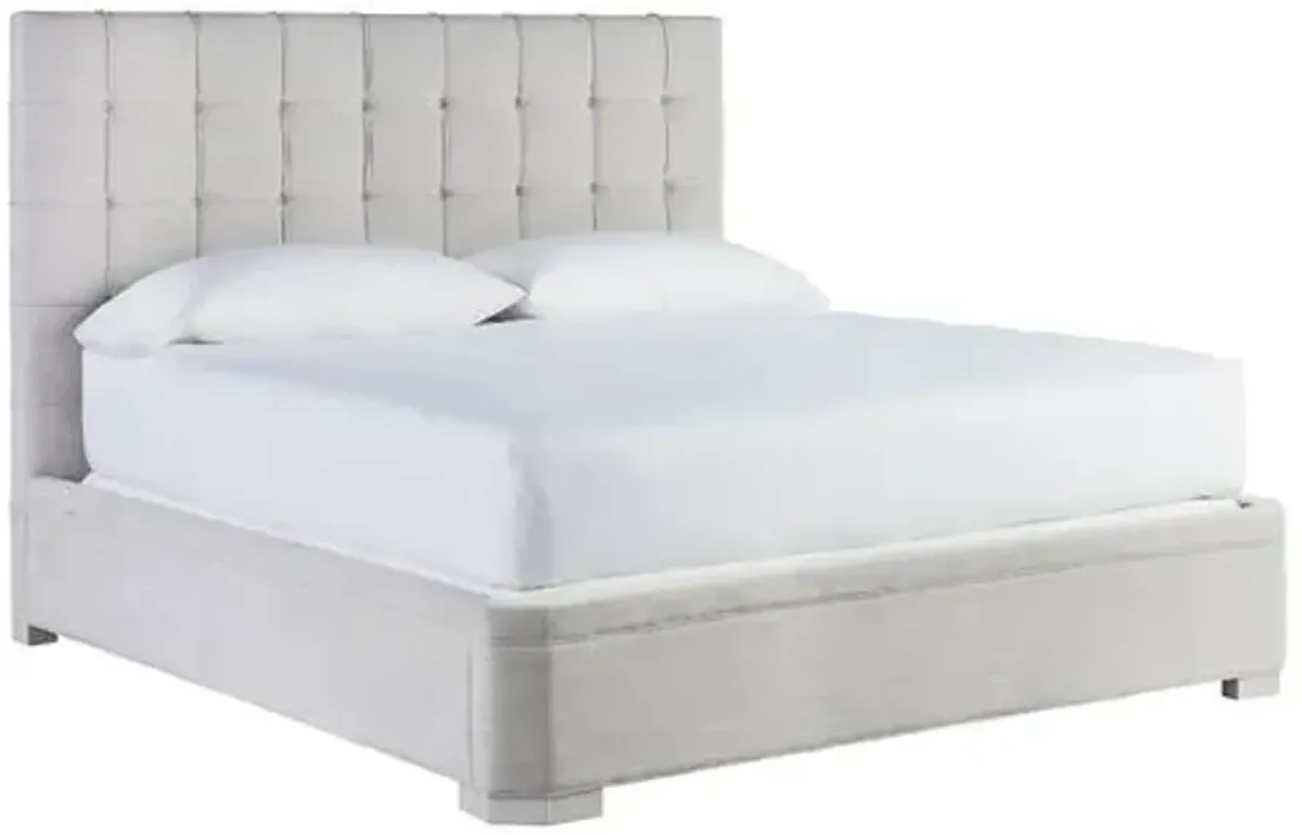 Uptown Tufted Bed - Alabaster - Miranda Kerr Home - White