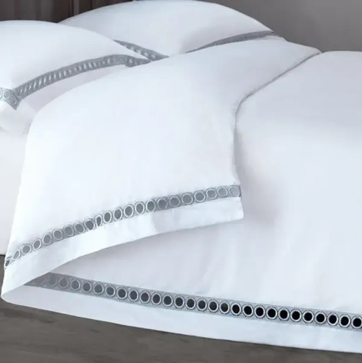 Celine Duvet Cover - Silver - Eastern Accents