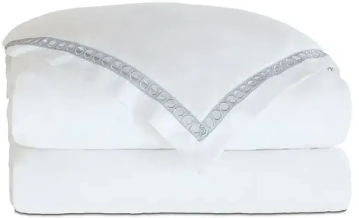 Celine Duvet Cover - Silver - Eastern Accents