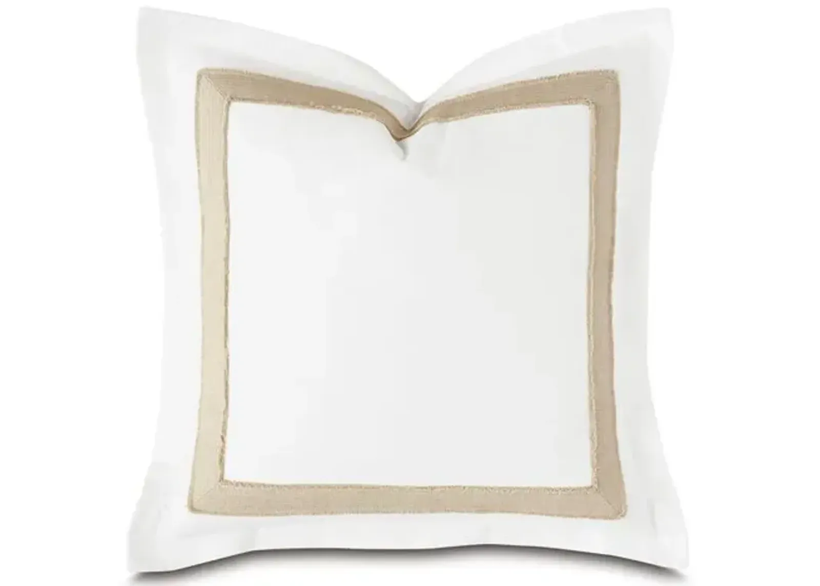 Barclay Butera - Woven Trim Pillow - White